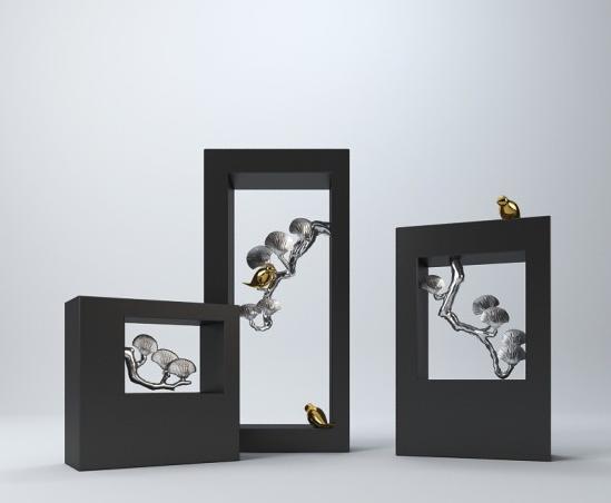 新中式風格擺件的3D數字化呈現 模型下載與應用價值